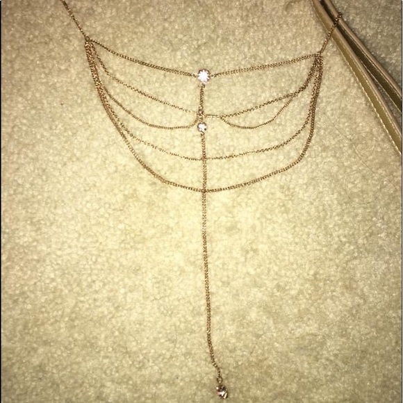 Jewelry Dainty Tiered Gold Necklace Poshmark